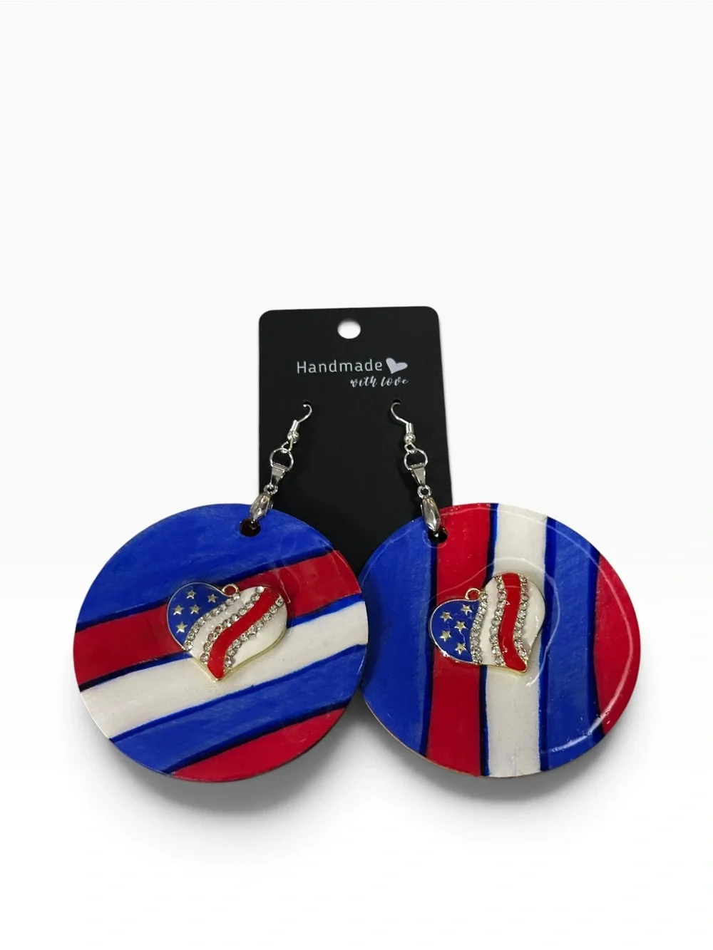 Freedom To Be You Hand-painted Hoop Earrings